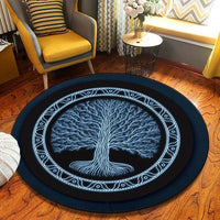 tapis-rond-nordique-vintage