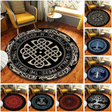 tapis-rond-nordique-vintage