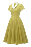 robe-couleur-citron-annee-80