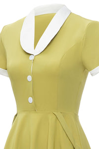 robe-couleur-citron-annee-80