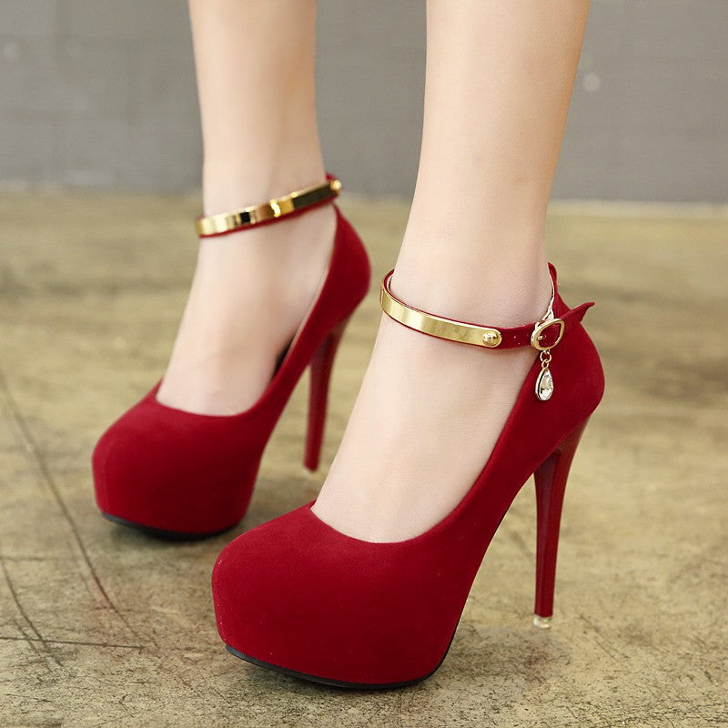 Zapatos de tacón para mujer Fiesta de boda vintage