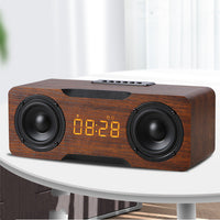 haut-parleur-bluetooth-dhorloge-en-bois-retro