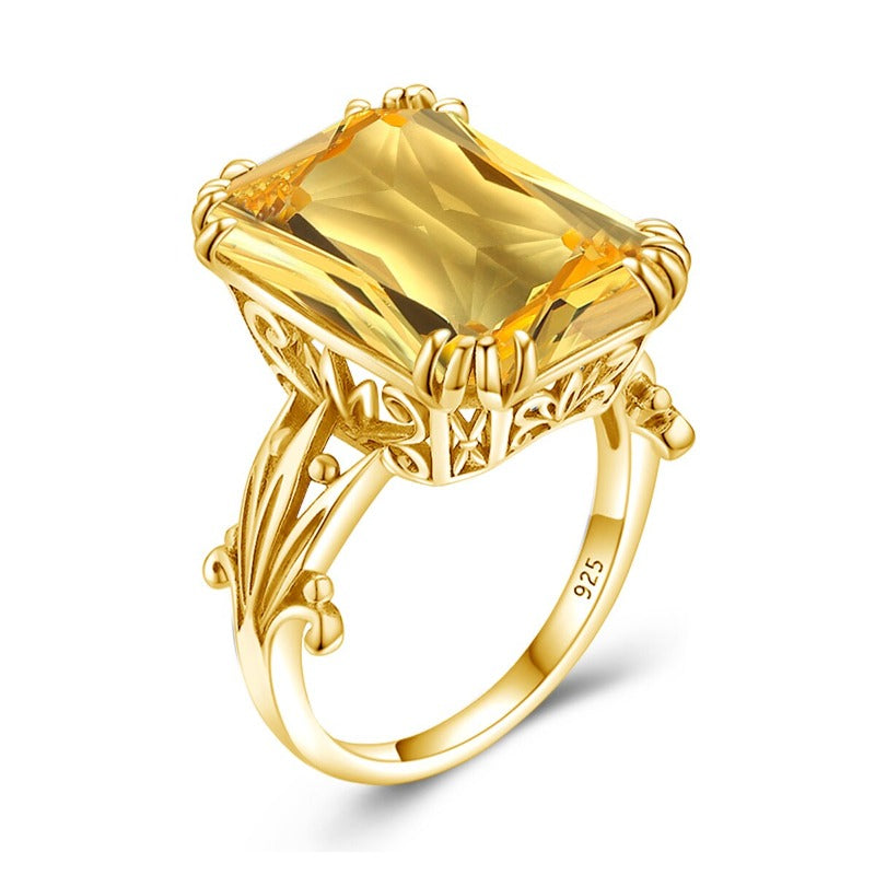 Anillo Art Déco para mujer