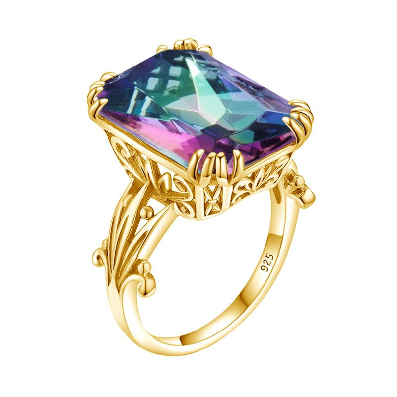 Anillo Art Déco para mujer