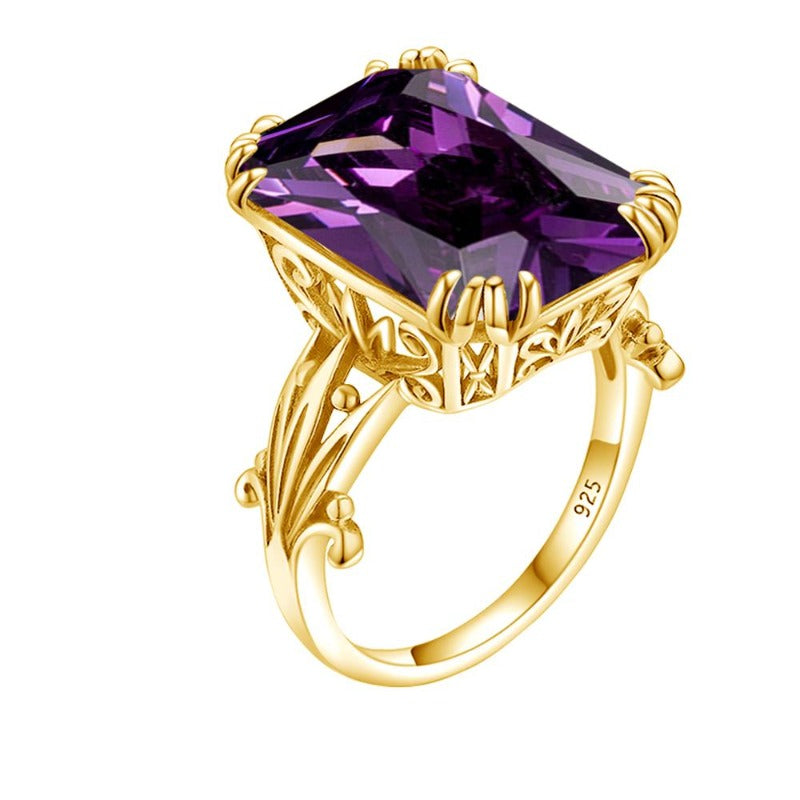 Anillo Art Déco para mujer