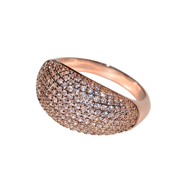 Anillo Oro Viejo Y Diamantes