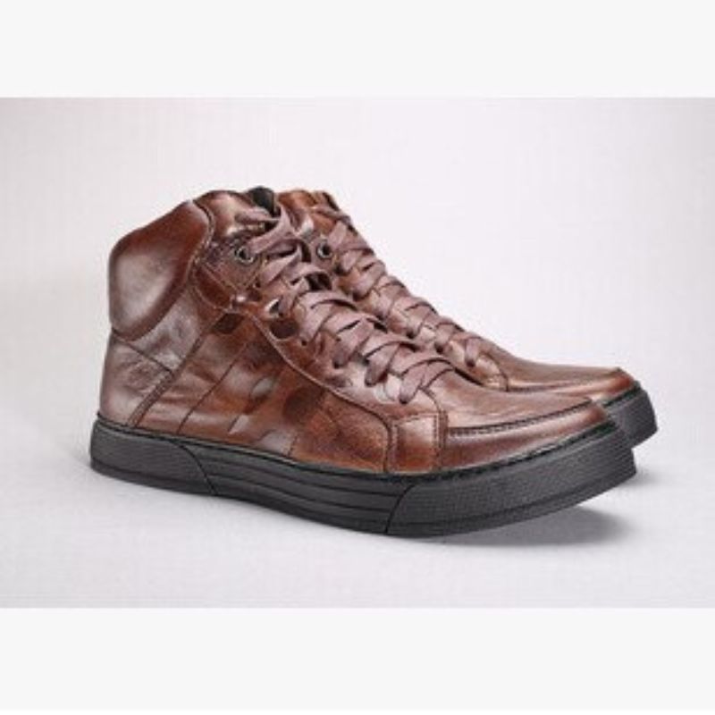 baskets-cuir-vintage-femme-marron