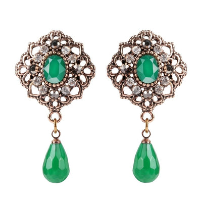    boucle-d-oreille-vintage-vert
