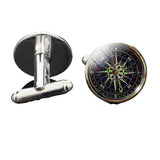 bouton-de-manchette-vintage-boussole
