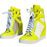 chaussure-annee-80-botte-jaune