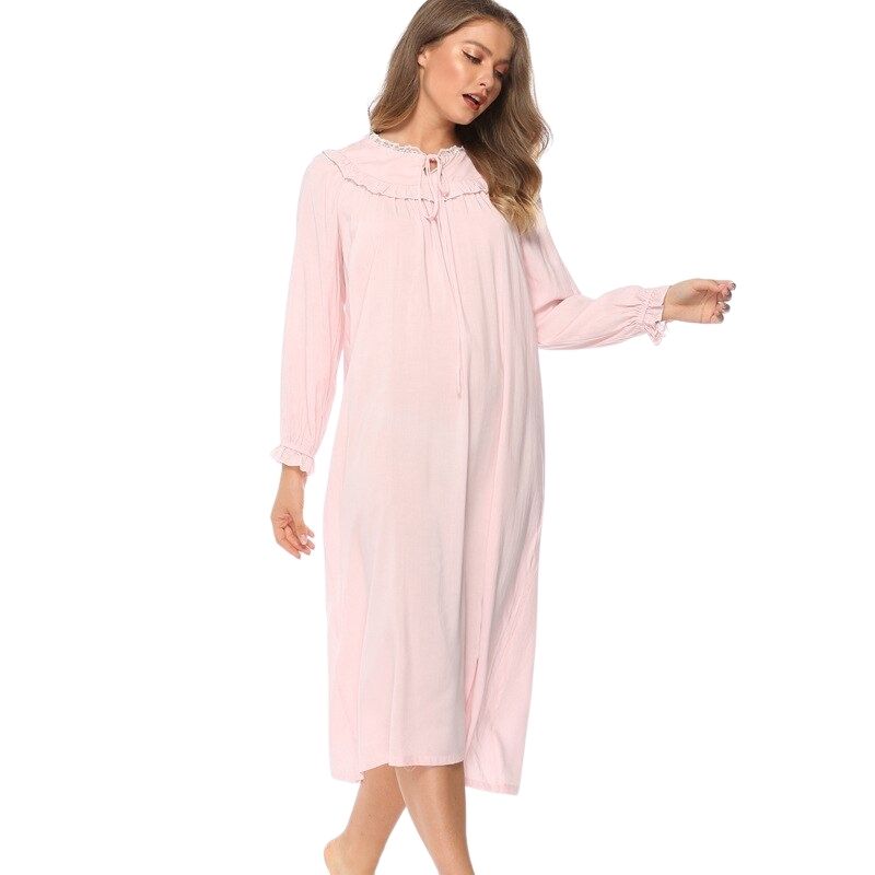    chemise-de-nuit-vintage-longue