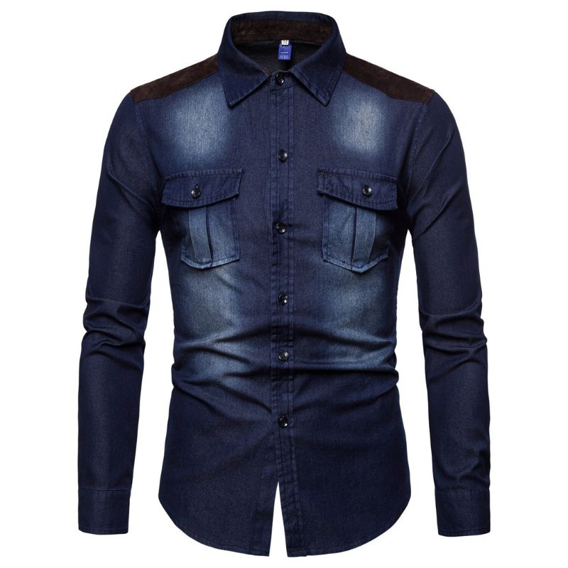 chemise-en-jean-homme-vintage