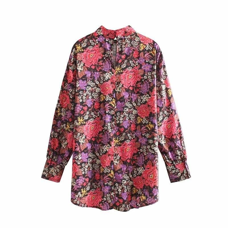 chemisier-rouge-florale-annee-80