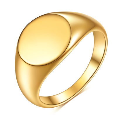 Anillo de sello de oro antiguo