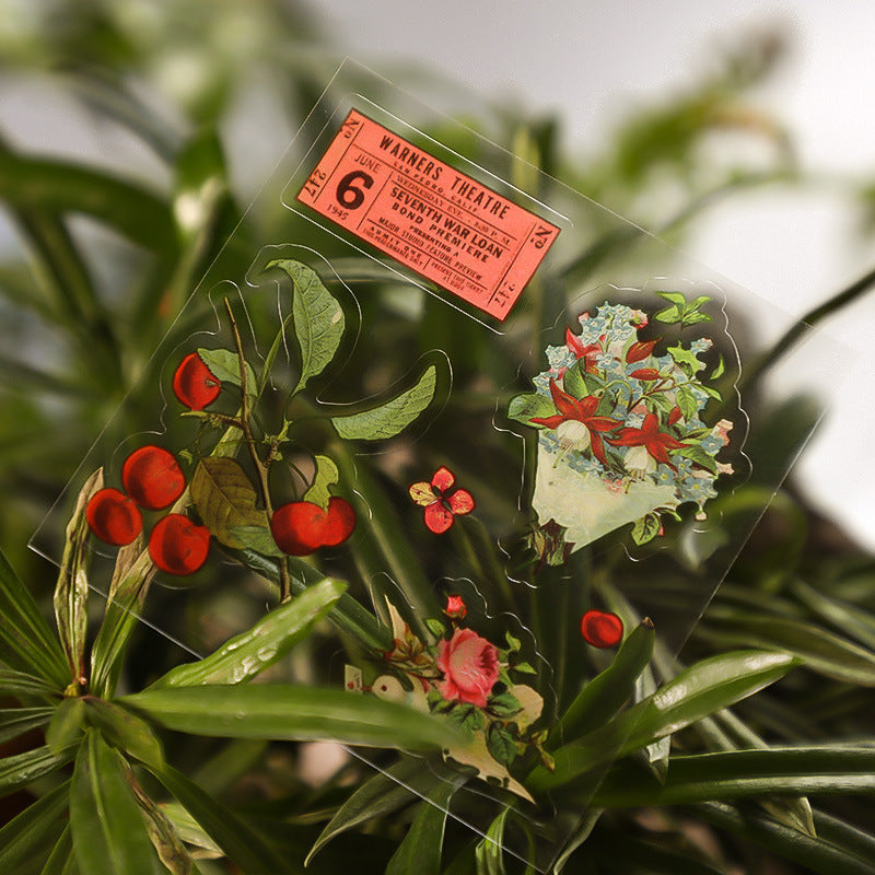 autocollants-fleurs-champignons-vintage