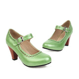    escarpin-vintage-vert