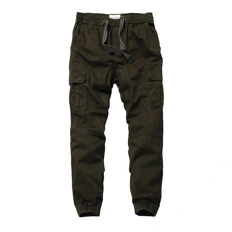 Pantalón vintage hombre multibolsillos