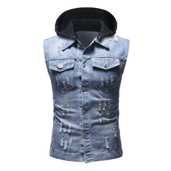 veste-jean-capuche-boutonnee-decontractee-vintage