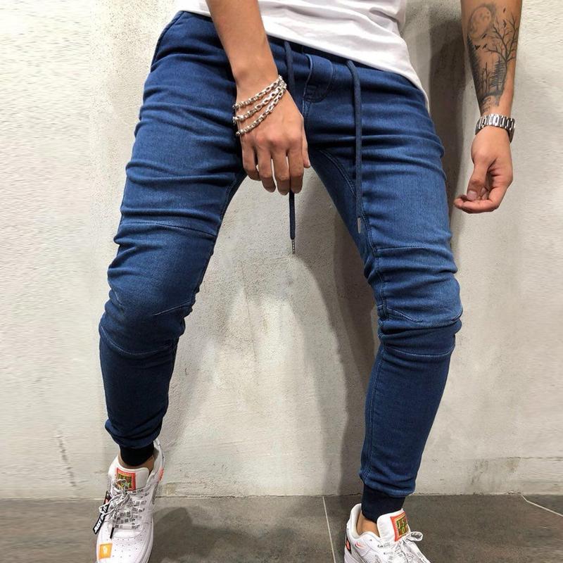 jean-decontracte-cordon-de-couleur-unie-vintage