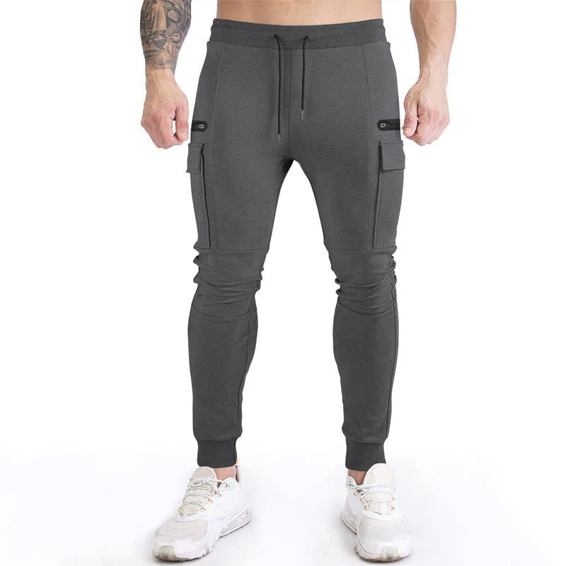pantalon-survetement-vintage-glissiere-couleur-unie