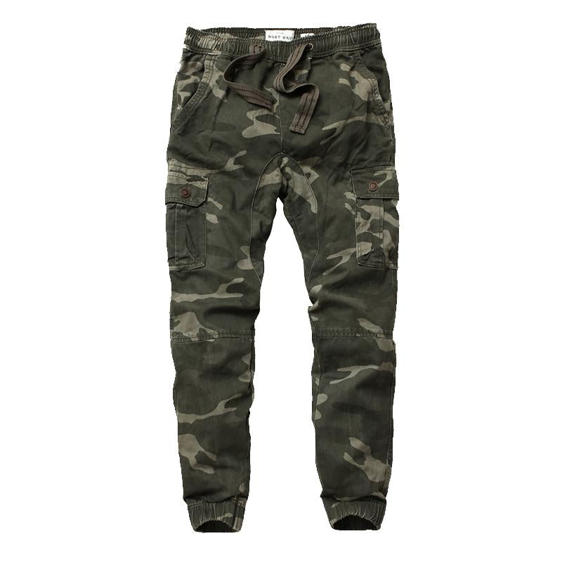 Pantalón vintage hombre multibolsillos