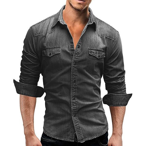 chemise-denim-slim-decontractee-homme