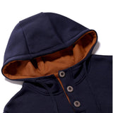 sweat-capuche-molleton-col-roule-couleur-unie-vintage