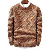 pull-tricot-col-rond-homme-retro