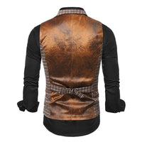 veste-costume-carreaux-style-ancien