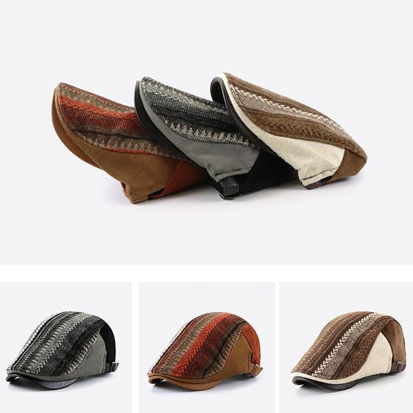 chapeau-cuir-panneau-vintage