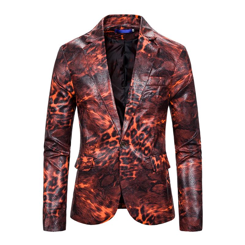 blazer-droit-vintage-revers-imprime-animal
