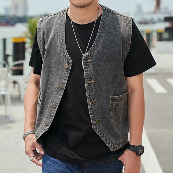 gilet-decontracte-jean-simple-boutonnage-vintage
