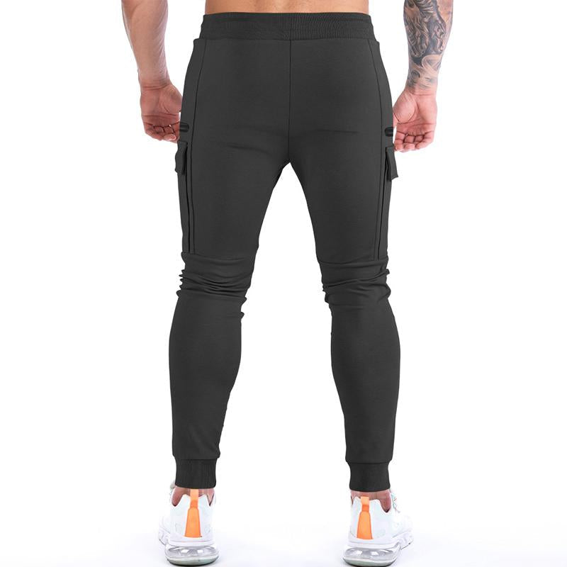 pantalon-survetement-vintage-glissiere-couleur-unie