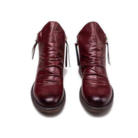 botte-vintage-en-cuir-marron