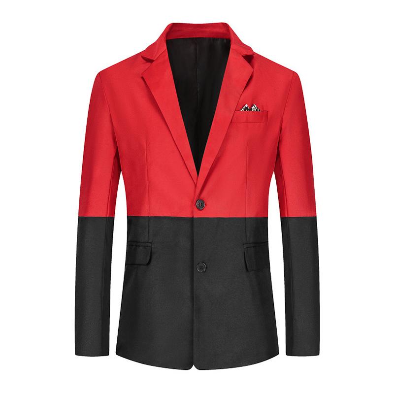 blazer-a-revers-vintage-coupe-ajustee-a-blocs-de-couleur-hommes