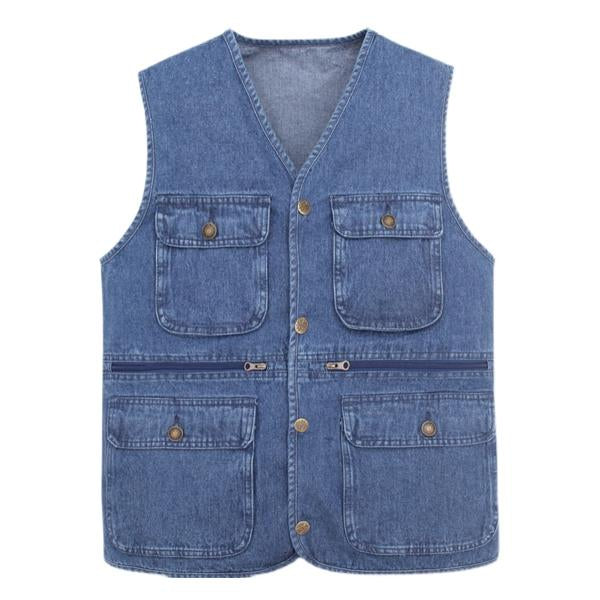 gilet-denim-poche-zippee-vintage