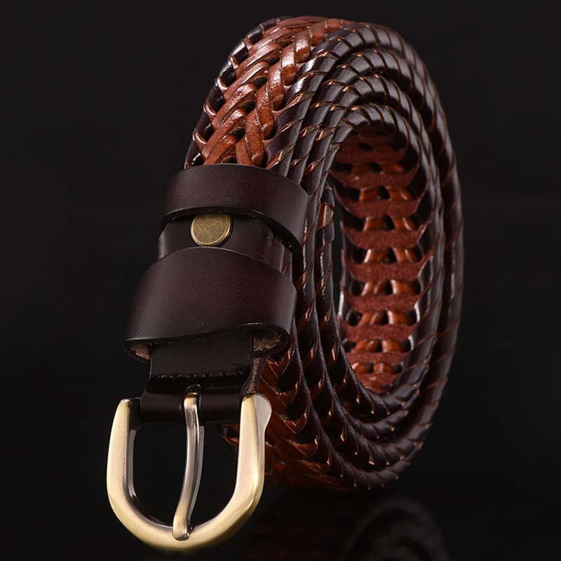 ceinture-cuir-tresse-vintage