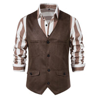 gilet-daim-vintage-col-v