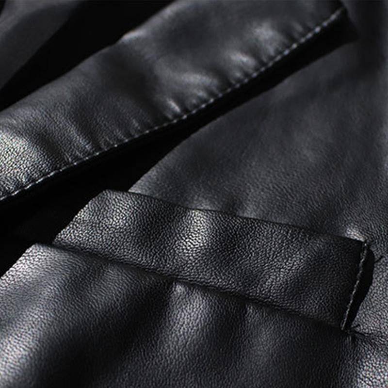 Chaqueta de cuero elegante vintage