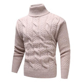 pull-maille-jacquard-col-roule-vintage