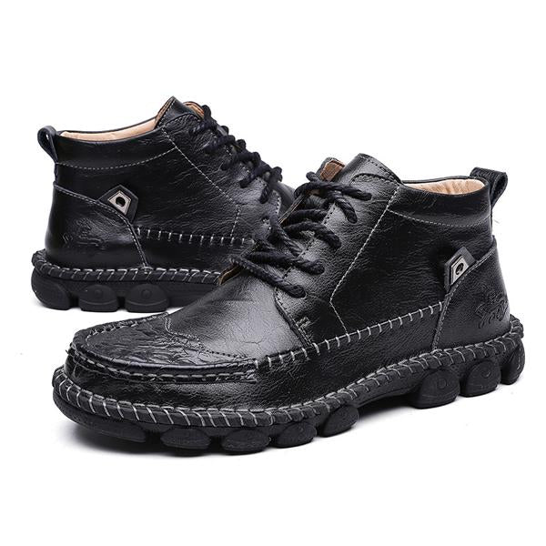 bottes-courtes-cuir-vintage