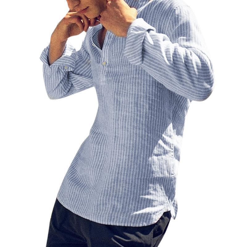 chemise-henley-decontractee-manches-longues-vintage