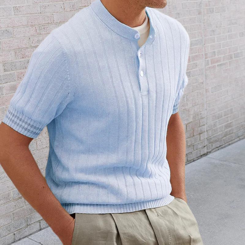 polo-maille-manches-courtes-revers-vintage