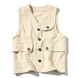 gilet-decontracte-mince-lin-vintage