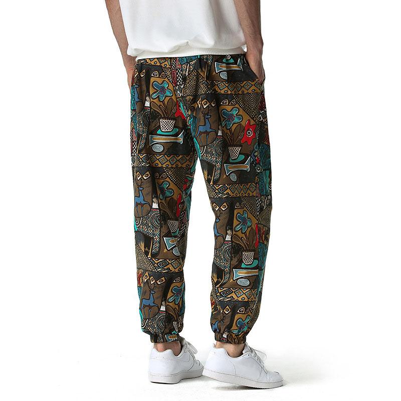 pantalon-coton-lin-imprime-ethnique-vintage