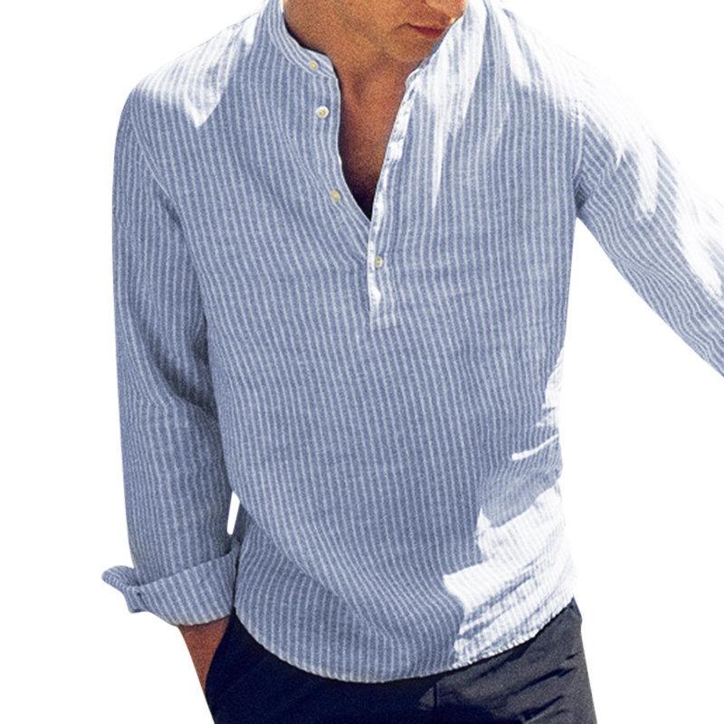 chemise-henley-decontractee-manches-longues-vintage