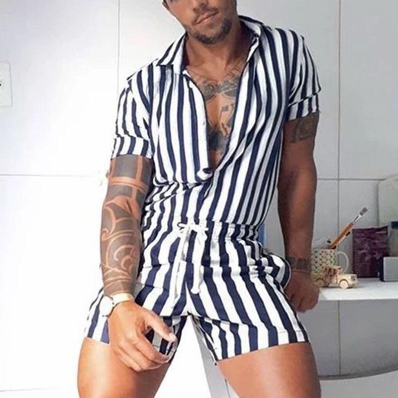 short-rayures-et-revers-vintage