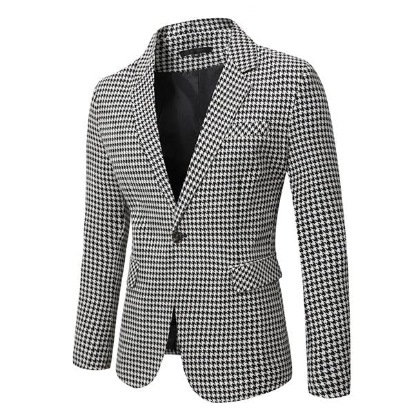 blazer-vintage-a-un-bouton-et-revers-pied-de-poule