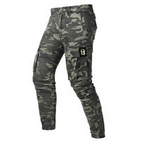 Pantalones vintage de camuflaje casual para hombre