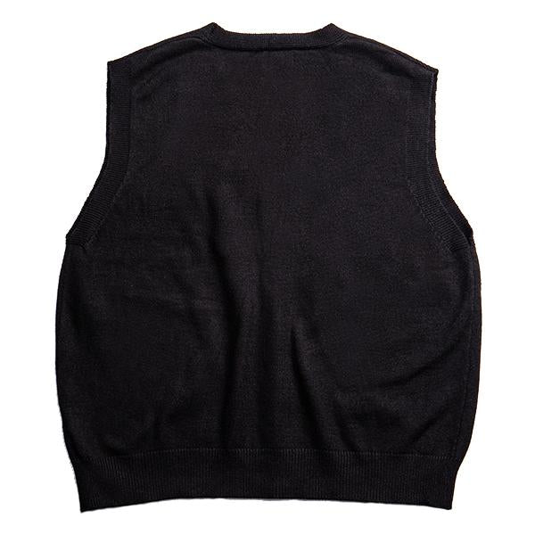 gilet-tricot-decontracte-col-v-vintage